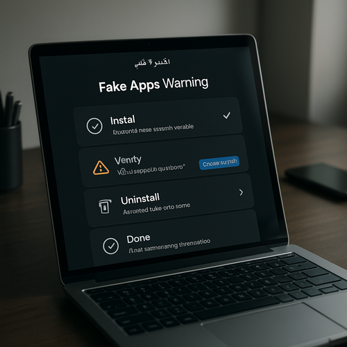 fake apps warning