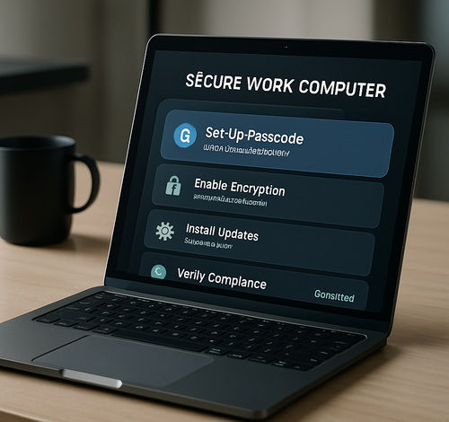 secure work computer