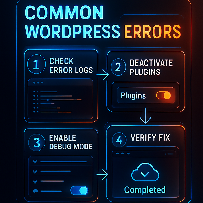 common wordpress errors 1