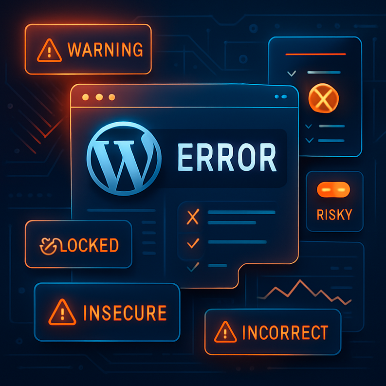 common wordpress errors 2