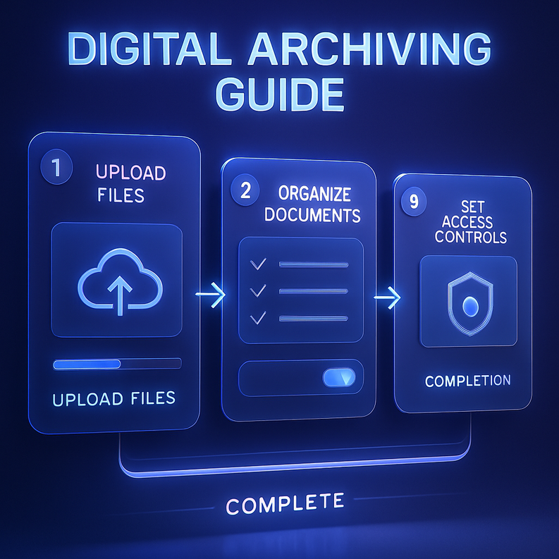 كيفاش تبدأ الأرشفة الرقمية للوثائق داخل الإدارة أو الشركة 3 digital archiving guide 1