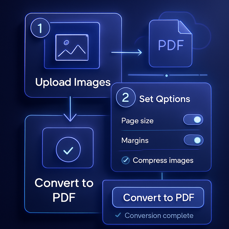 أفضل الطرق لتحويل الصور إلى PDF وتنظيم المستندات 3 images to pdf tools 1