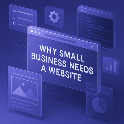 علاش المقاولة الصغيرة محتاجة موقع إلكتروني في 2026 2 why small business needs website