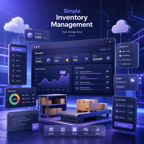 كيفاش تدير إدارة مخزون بسيطة وفعالة لمشروع صغير 2 simple inventory management