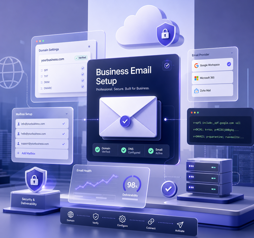 business email setup