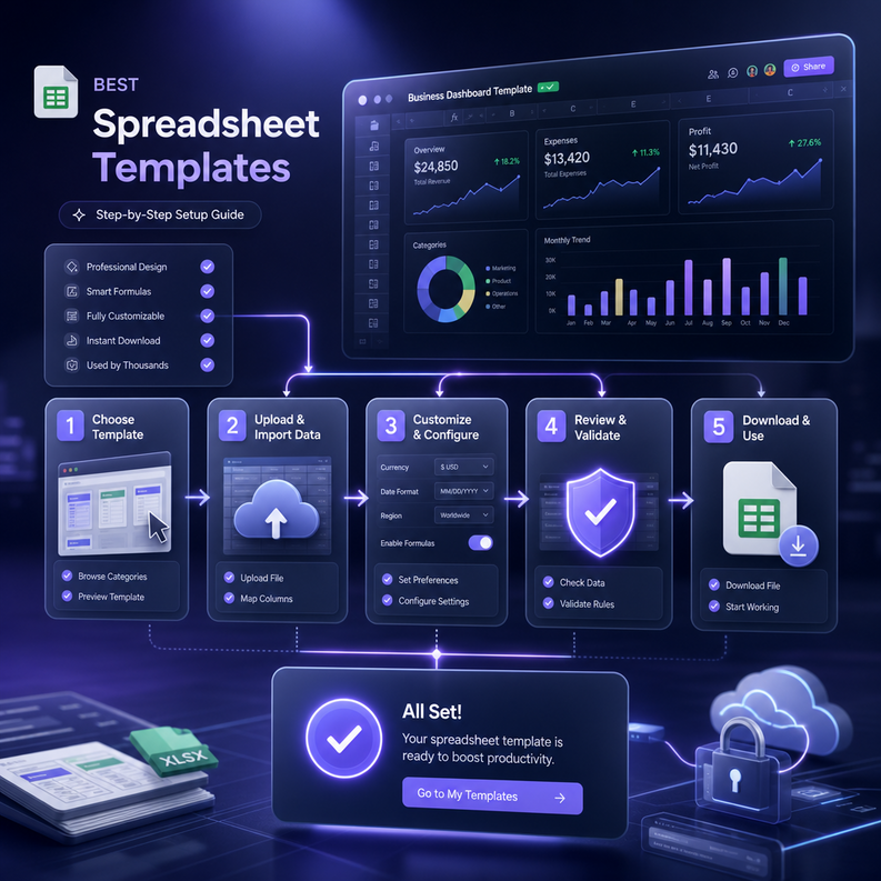 best spreadsheet templates 1