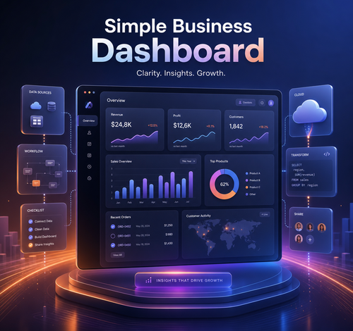 simple business dashboard