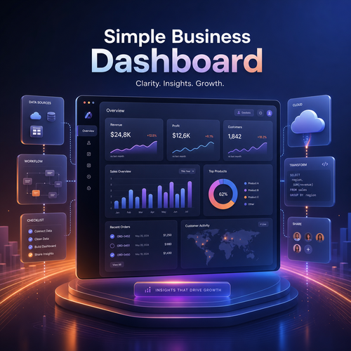 simple business dashboard