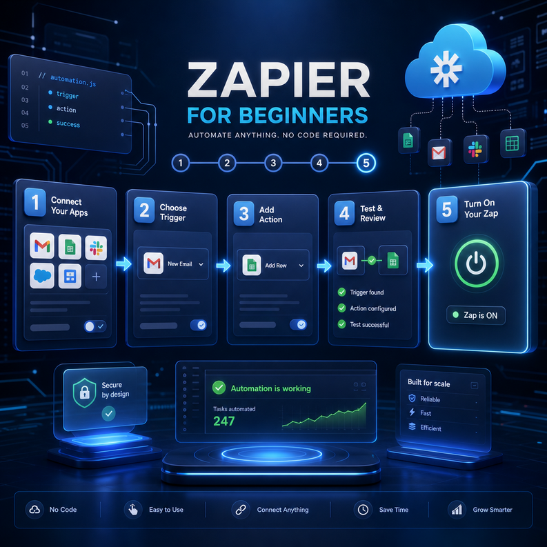 شرح Zapier للمبتدئين: ربط التطبيقات بدون برمجة 3 zapier for beginners 1