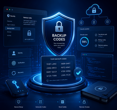 backup codes security