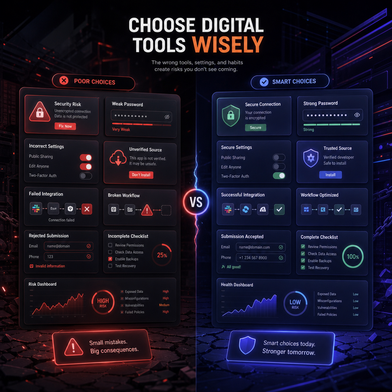 كيفاش تختار الأداة الرقمية المناسبة بلا ما تضيع وقتك وفلوسك 4 choose digital tools wisely 2