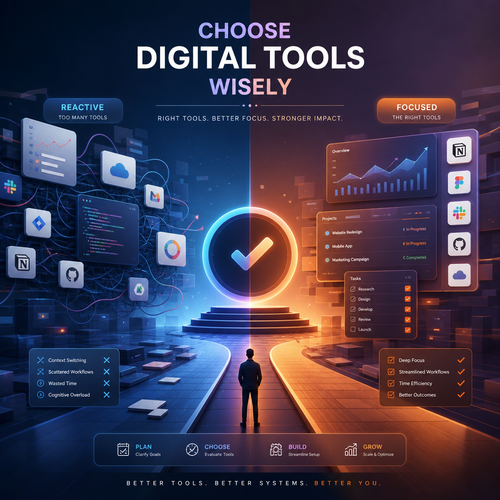 كيفاش تختار الأداة الرقمية المناسبة بلا ما تضيع وقتك وفلوسك 2 choose digital tools wisely