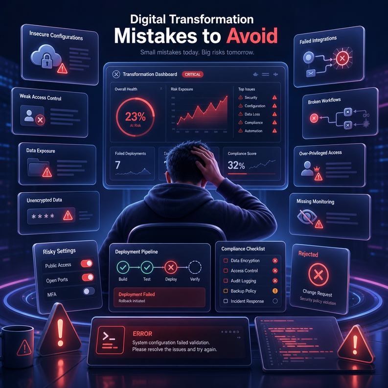 common digital transformation mistakes 2