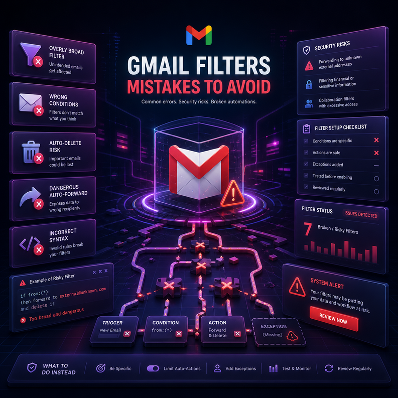 كيفاش تستعمل فلاتر Gmail لتنظيم الرسائل أوتوماتيكيا 4 gmail filters guide 2