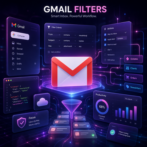 كيفاش تستعمل فلاتر Gmail لتنظيم الرسائل أوتوماتيكيا 2 gmail filters guide