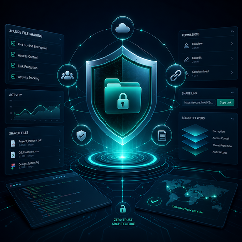 share files securely