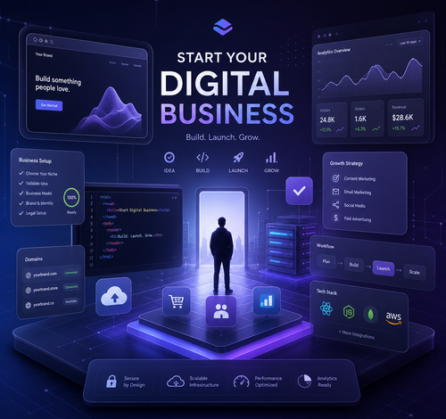 start digital business basics