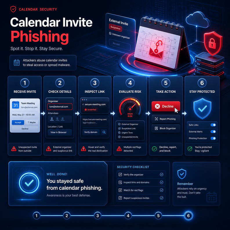 calendar invite phishing 1