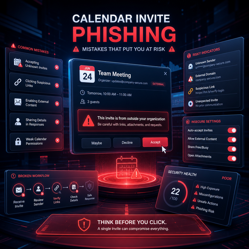 calendar invite phishing 2