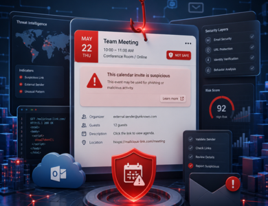calendar invite phishing