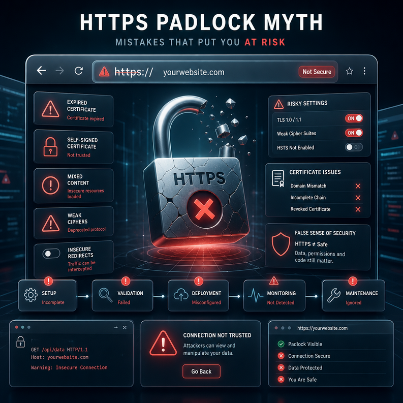 https padlock myth 5
